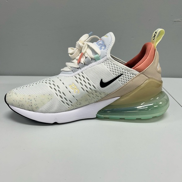 Nike Air Max 270 'White Sanddrift' Sneakers - Picture 4 of 8